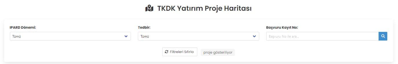 AgroMap IPARD I, II ve III Dönemleri